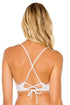 Luli Fama Cosita Buena CROSS BACK BUSTIER TOP